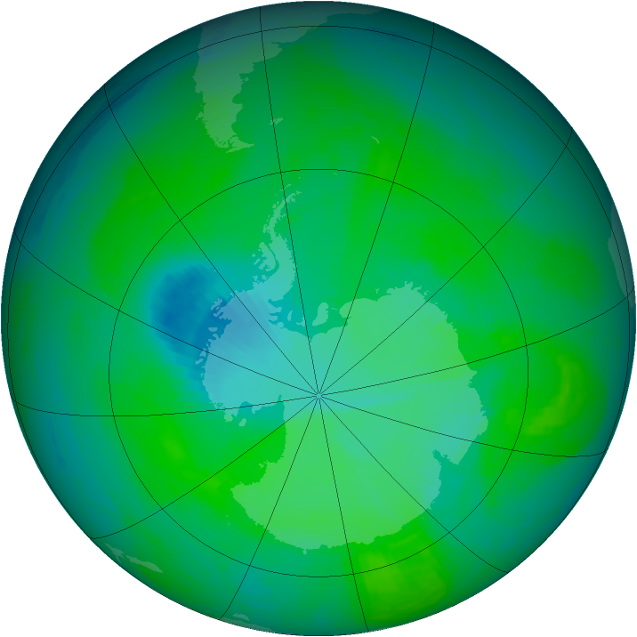 Ozone Map 1984-12-07